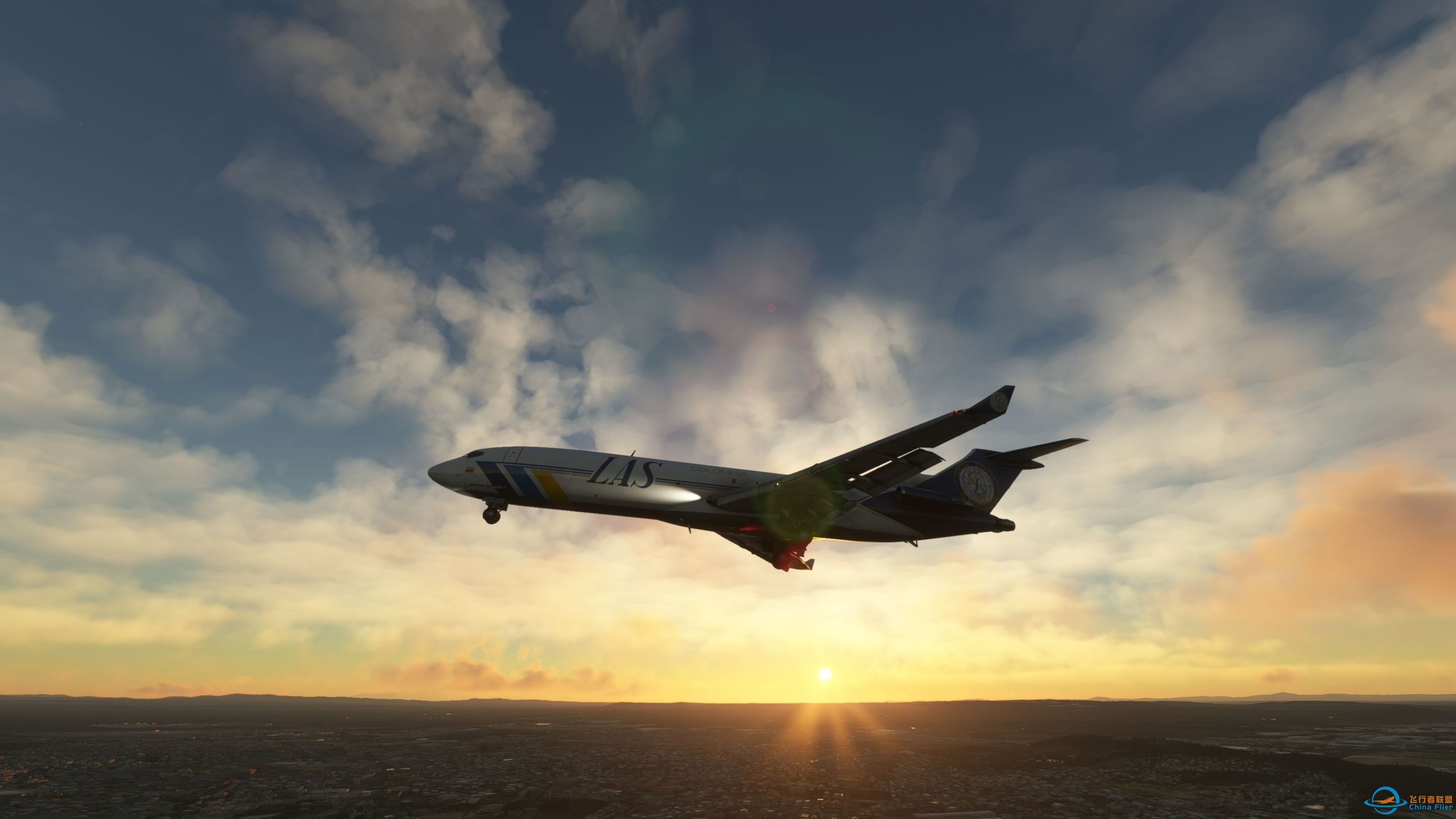 [模拟飞行2020]FSS Boeing727F SKBO 32R离场-646 
