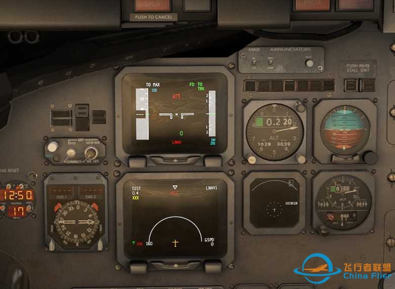 BAE avro RJ 的PFD为啥老是不能初始化-6946 