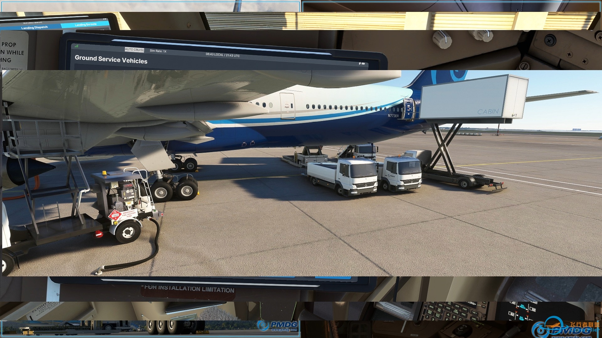 PMDG 777 功能预览：升级版通用飞行平板电脑-2197 