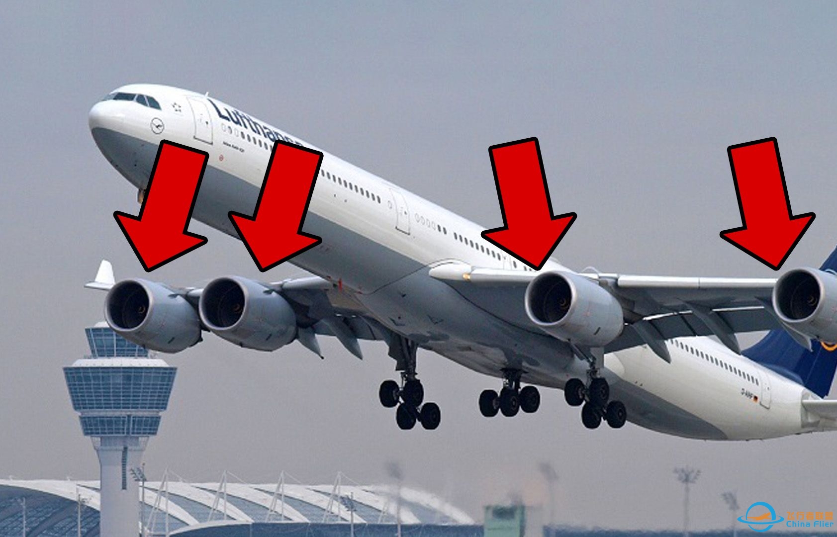 为什么空客A340，安装了4台小发动机？-8248 