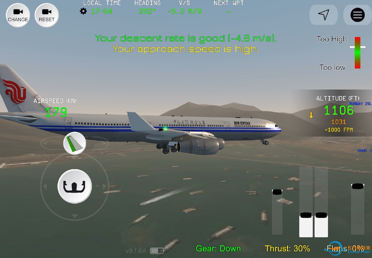 FS Advanced，ios区冷门超拟真飞机驾驶模拟游戏试玩✈️-7706 