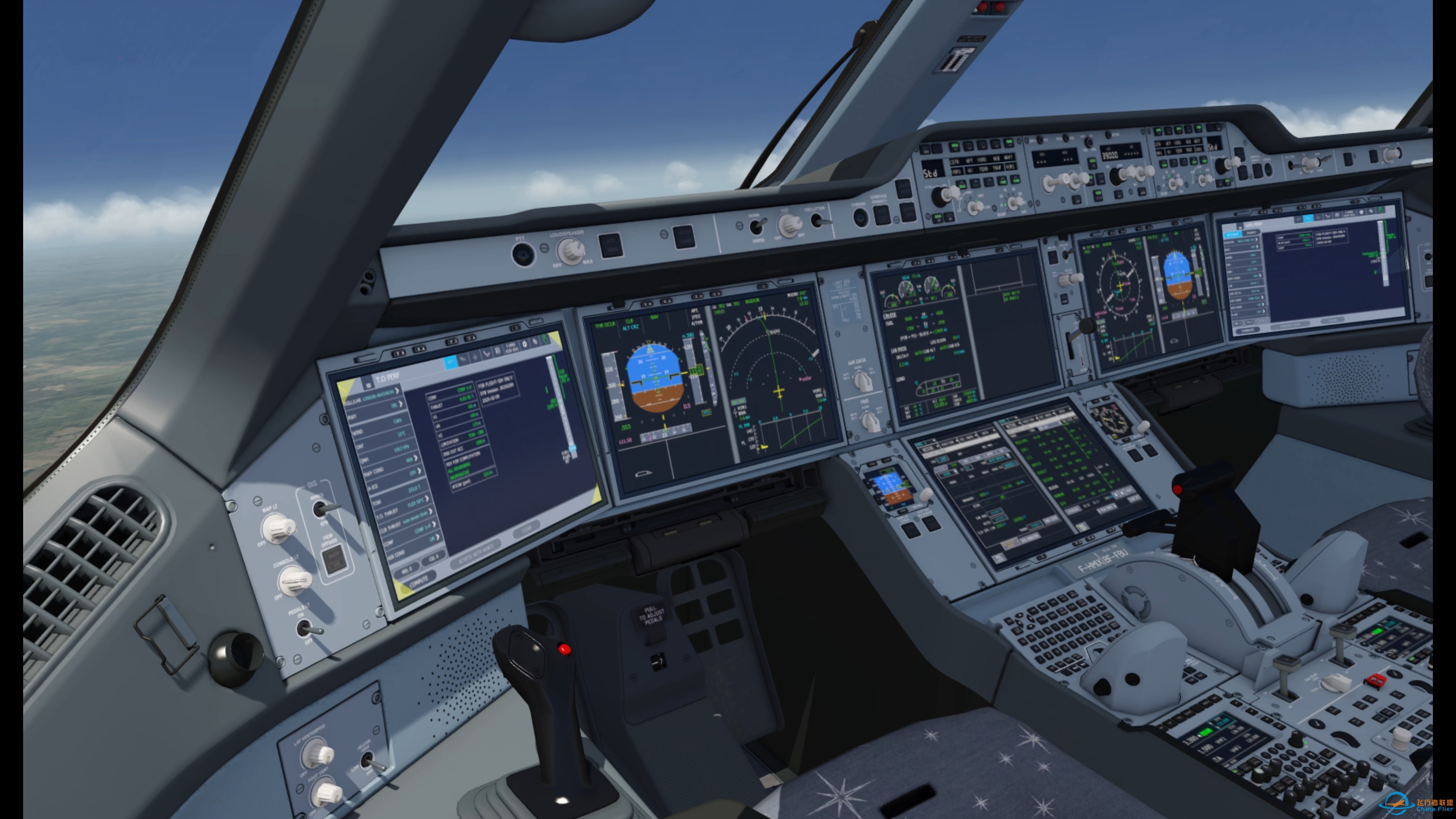 【Aerofly】A350开发末期预告.航电工作中！“MAN DTO, NOISE N1, THR DCLB !”-5550 