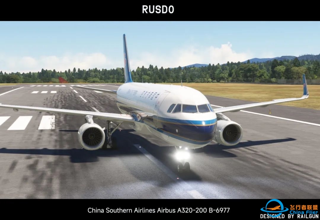 【Fenix/MFS2020】中国南方航空A320-200 B-6977 标准涂装-5196 