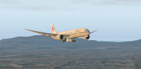 今日美图787飞行！