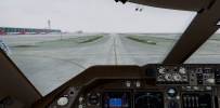 升级P3Dv5后PMDG747首飞